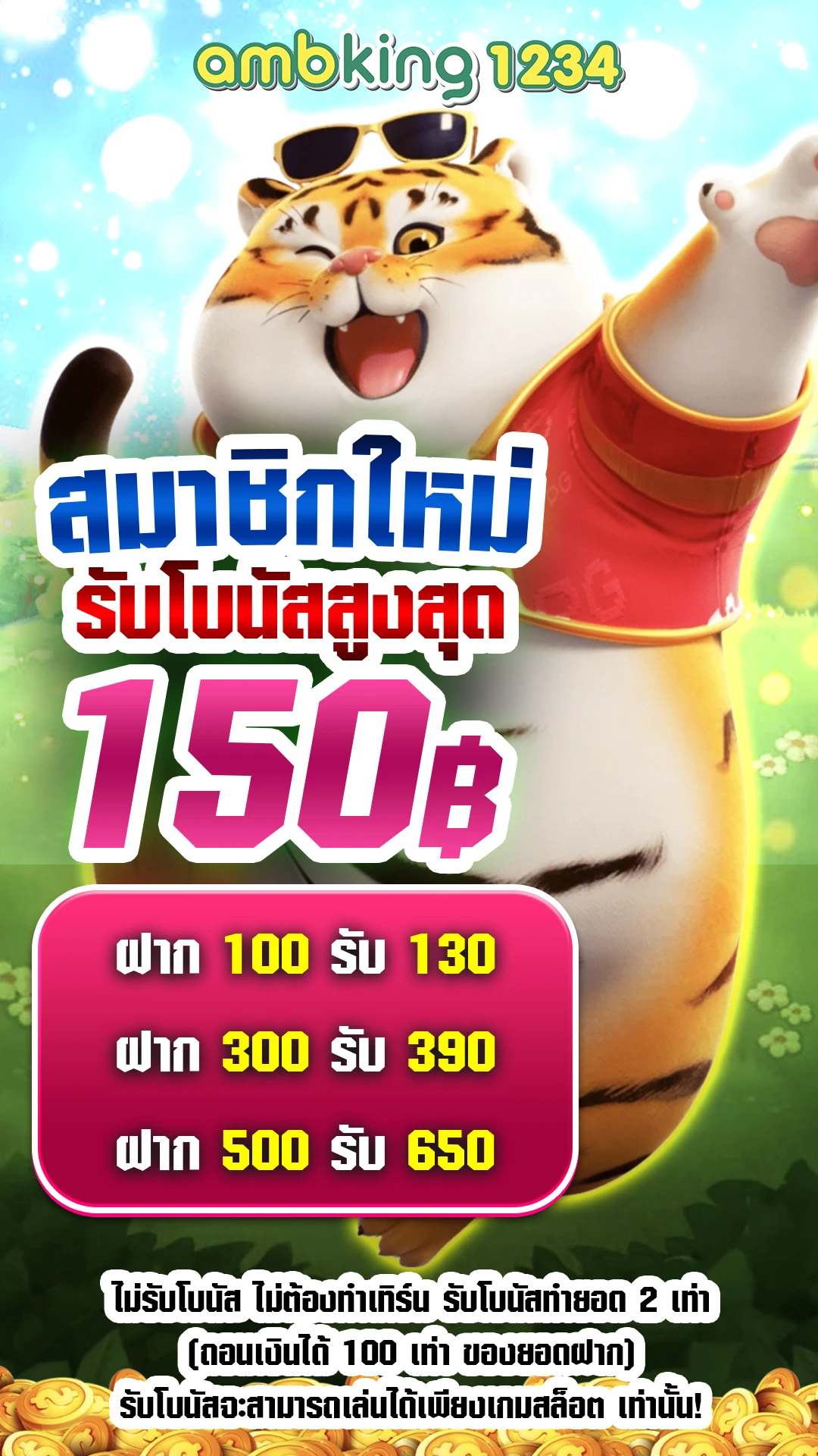 เว็บฝากถอนขั้นต่ํา1บาท - แบนเนอร์โปรโมชั่น