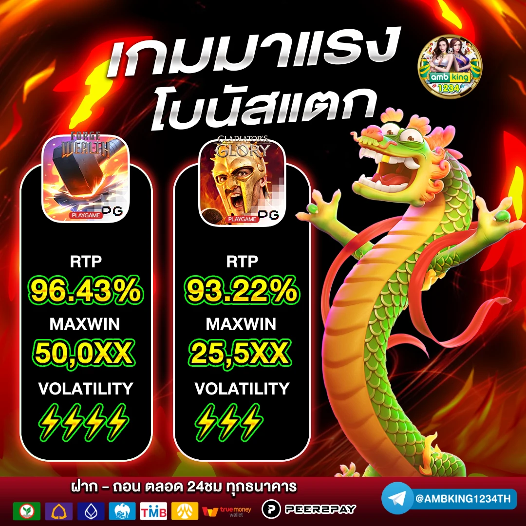 สล็อตถอนไม่มีขั้นต่ํา - แบนเนอร์โปรโมชั่น