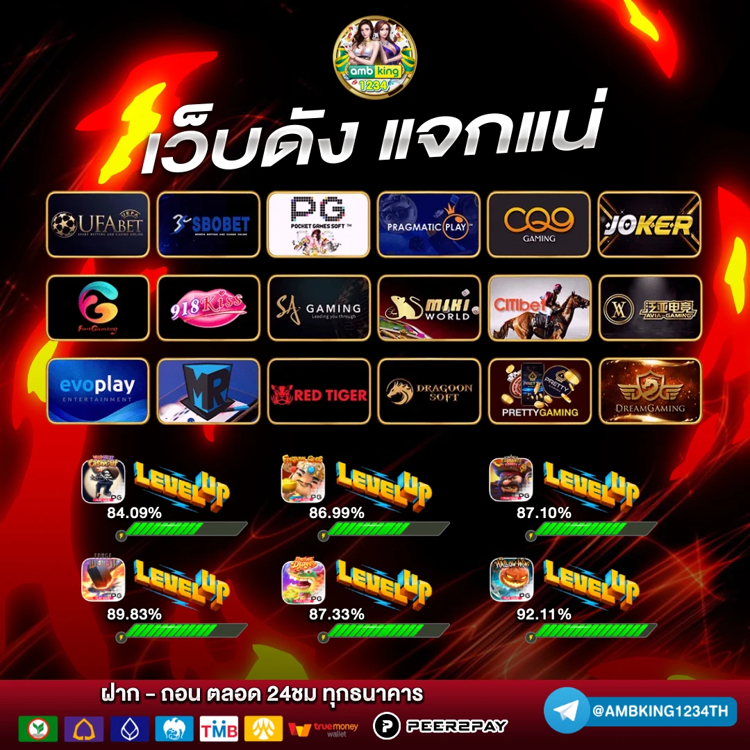 เว็บการพนันออนไลน์ - แบนเนอร์โปรโมชั่น